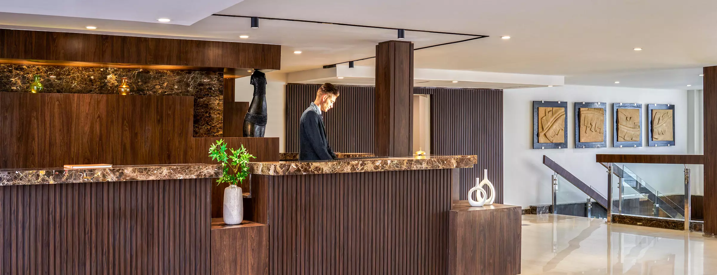 Lobby of the Mövenpick MS Royal Lily Nile cruise